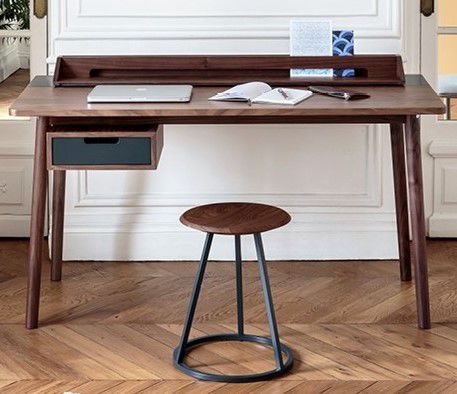 Moderner Schreibtisch - HONORE - Harto - Eiche / MDF / für Homeoffice