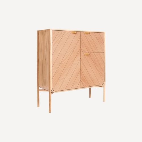 Hohe Kommode - MARIUS - Harto - modern / MDF / Eiche