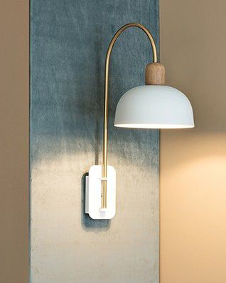 Moderne Wandleuchte - NINA - Harto - für den Innenraum / lackiertes Metall / gebürstetes Messing