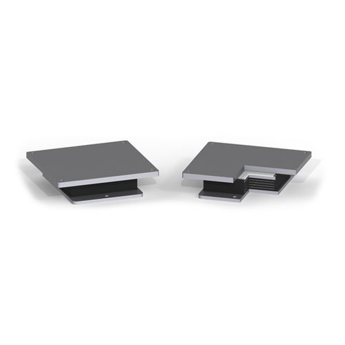 Struktur-Elastomerlager - E-LINK E - Agom Metal Rubber engineering - PTFE / Elastomer