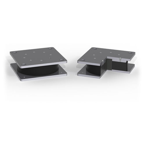 Struktur-Elastomerlager - E-SAFE : LRB - Agom Metal Rubber engineering - schwingungshemmend / seismisch / Elastomer