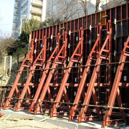 Rahmenschalung - MINIMAG  - Pilosio - Modul / galvanisiertem Stahl / für Wand