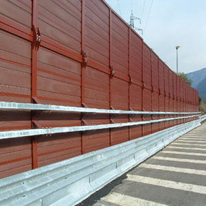 Lärmschutzwand mit modularen Platten - INTEGRATED - CIR ambiente - Stahlblech / Aluminium / Polyester