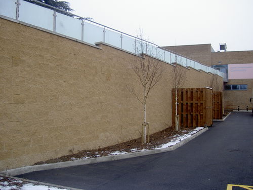 Beton-Stützmauer - TITAN  - Phi Group - modular / in Steinoptik