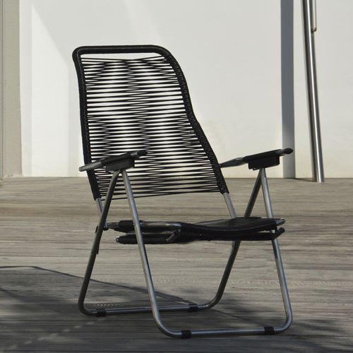 Moderner Sessel - SPAGHETTI - Jankurtzmöbel - Kordel / Aluminium / für Garten