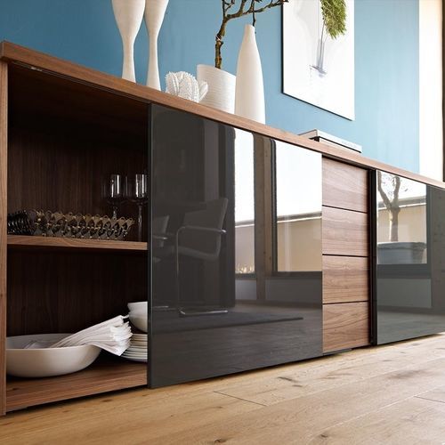 Modernes Sideboard - TIME - NOW! By Hülsta - lackiertes Holz / Metall / mit Schubladen