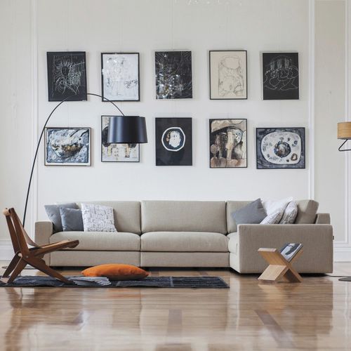 Modulsofa - CLASSIC - prostoria - Eck / modern / Polyester