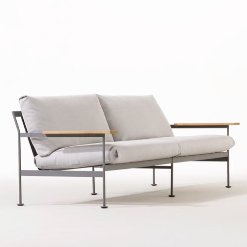 Modernes Sofa - Jugo  - prostoria - für Garten / Stoff / Holz