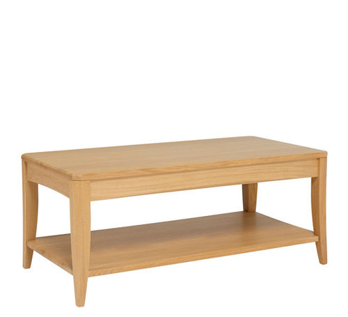 Moderner Couchtisch - ARTISAN - ercol - Eiche / rechteckig / mit Stauraum
