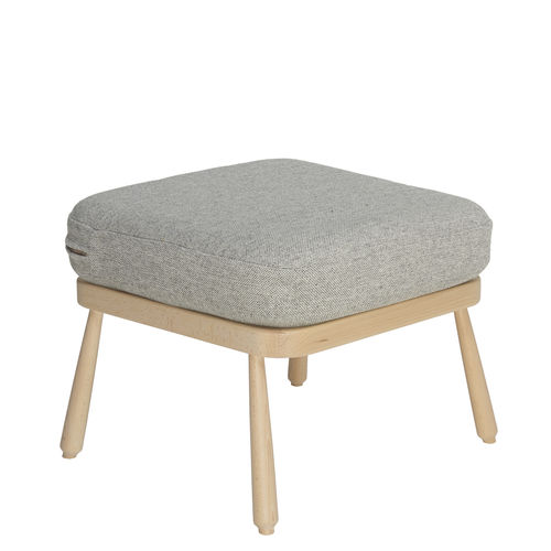 Klassischer Fußschemel - EVERGREEN - ercol - Stoff / Buche / für den Innenraum
