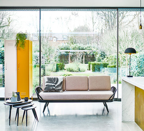 Klassisches Sofa - ORIGINALS : STUDIO COUCH - ercol - Stoff / mit abnehmbarem Kissen / Farbe anpassbar