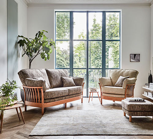 Klassisches Sofa - RENAISSANCE   - ercol - Stoff / mit Kissen / Farbe anpassbar