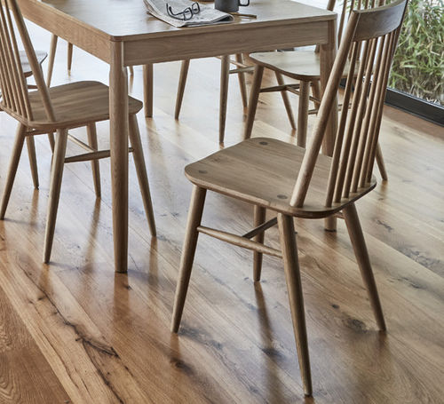 Moderner Esszimmerstuhl - CAPENA : 3562 - ercol - für den Innenraum / Eiche / mit abnehmbarem Kissen