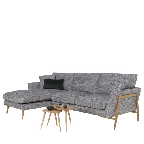 Modulsofa - FORLI - ercol - modern / Stoff / mit Kissen