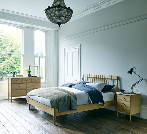 Bett / King Size - HARTWELL  - ercol - modern / Kopfteil / Eiche