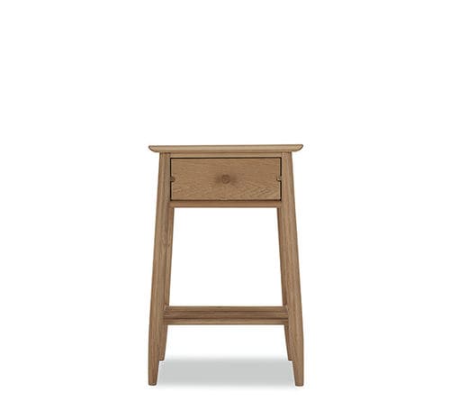 Moderner Beistelltisch - HARTWELL  - ercol - Eiche / quadratisch / mit Schublade