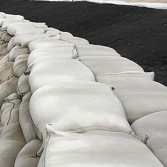 Geokomposit für Drainage - SoilTain® Bags - Huesker - Schutz / Stoff / für Flussufer