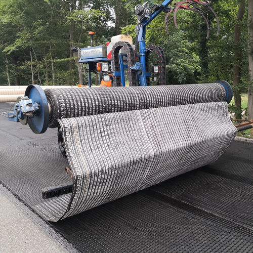 Verstärkendes Geogitter - SamiGrid® - Huesker - für Fundament / Riss / Verbundwerkstoff