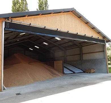 Industrie-Rolltor - Lubratec® - Huesker - Gummi / Aluminium / Sicherheit