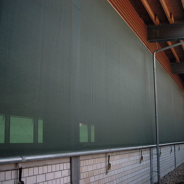 Stroh-Windschutzwand - Lubratec®  - Huesker - Industrie