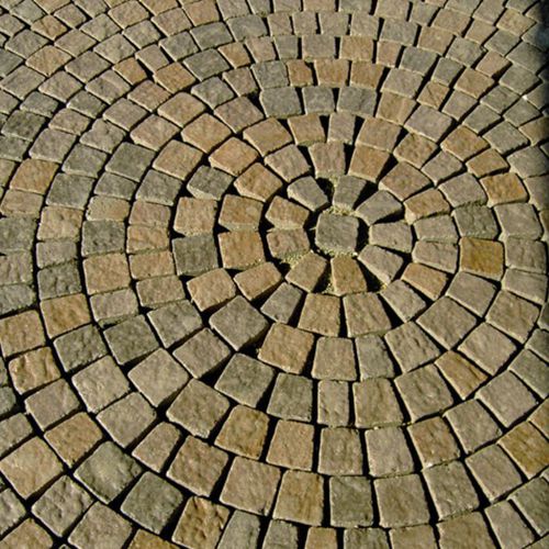 Betonpflasterstein - PETRANOVA - Paver - aus Porphyr / für Außenbereich / Fußgänger