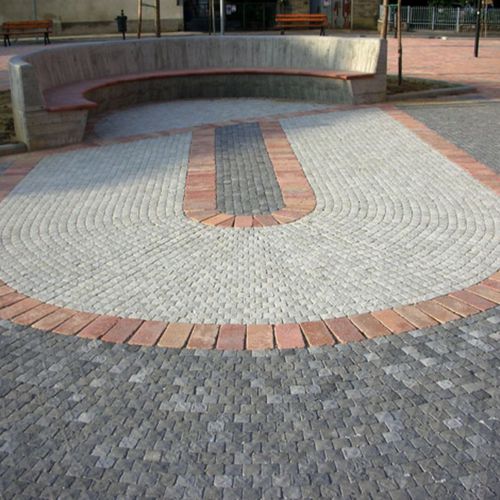 Betonpflasterstein - PRAGA - Paver - für Außenbereich / Fußgänger / Hochleistung und Schwerlast
