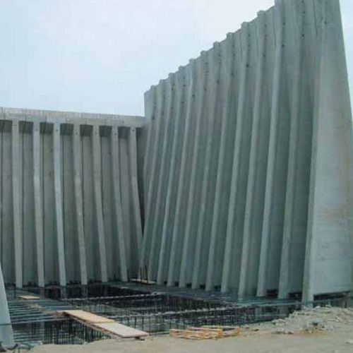 Stahlbeton-Stützmauer - T-SHAPED WALLS - Paver - modular / Fertigbau / für Brückenbau