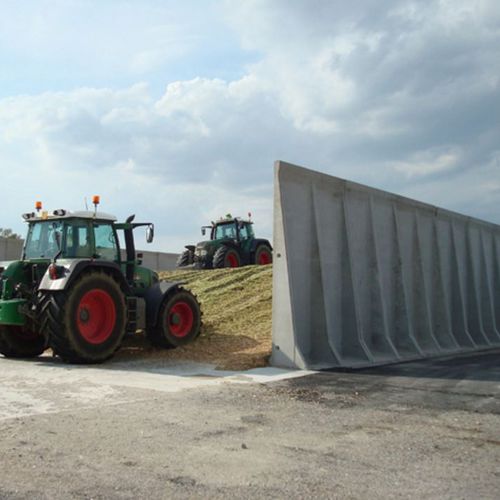 Betonmauer - PRECAST STORAGE BINS - Paver - Fertigbau / Fundament