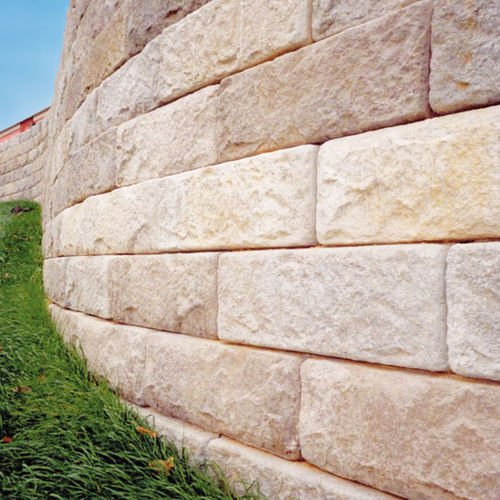 Massiv-Betonstein - ANTICHE MURA - Paver - für Stützmauer