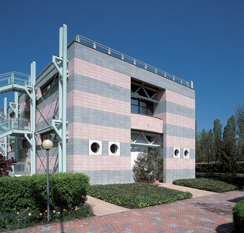 Hohler Betonstein - LECABLOCCO ® - Paver - mit leichter Gesteinkörnung / aus Blähton / für Fassaden