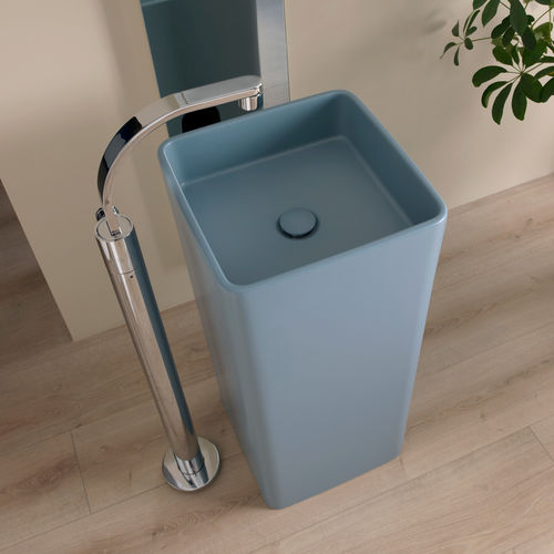 Bodenstehendes Waschbecken - MONOWASH - FLAMINIA - Keramik / Hochglanz / Mattfinish