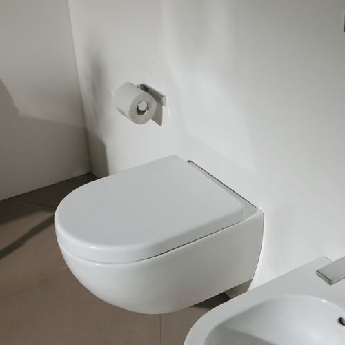 Wandhängendes WC - AP119  - FLAMINIA - Keramik / für Privatgebrauch / oval