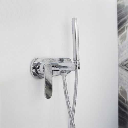 Einhebelmischer für Dusche - ONE   - FLAMINIA - wandmontiert / aus verchromtem Metall / für Badezimmer