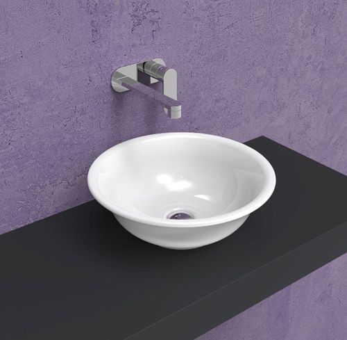 Aufsatzwaschbecken - BOLL 42 - FLAMINIA - Keramik / Hochglanz / Mattfinish