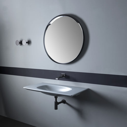 Wand-Waschbecken - NUDAFLAT 90 - FLAMINIA - Keramik / Hochglanz / Mattfinish