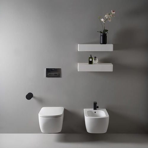 Wandhängendes WC - PY118S - FLAMINIA - Keramik / für Privatgebrauch / rechteckig