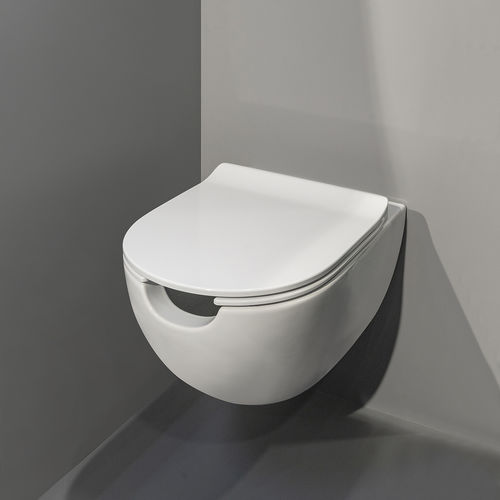 Wandhängendes WC - AP115S - FLAMINIA - Keramik / für öffentliche Sanitäreinrichtungen / für Gewerbegebrauch