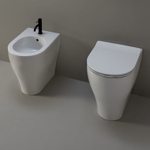 WC in Wandnähe - AP113RS - FLAMINIA - Keramik / für öffentliche Sanitäreinrichtungen / für Privatgebrauch