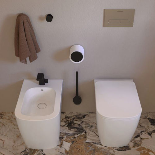 WC in Wandnähe - PY117S - FLAMINIA - Keramik / für öffentliche Sanitäreinrichtungen / für Privatgebrauch