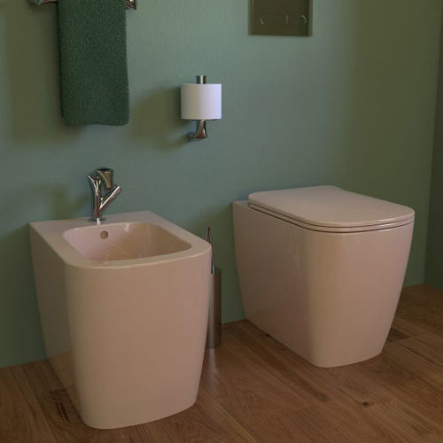 Bidet in Wandnähe - PY217 - FLAMINIA - Keramik