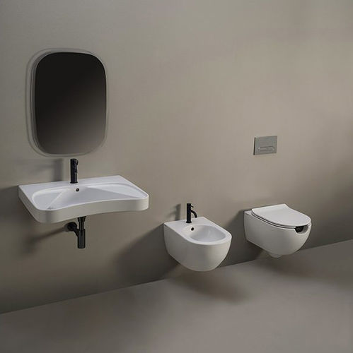 Dusch-WC - AP115SE - FLAMINIA - wandhängend / Keramik / für öffentliche Sanitäreinrichtungen