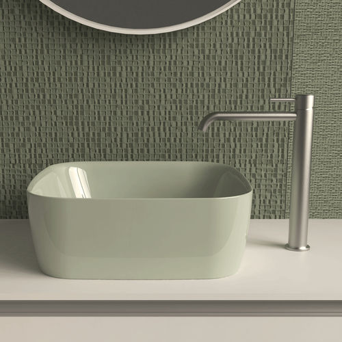 Aufsatzwaschbecken - PY42A - FLAMINIA - Keramik / Hochglanz / Mattfinish