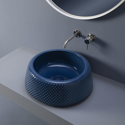 Aufsatzwaschbecken - FALALA - FLAMINIA - Keramik / Made in Italy / rund