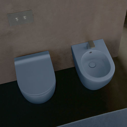 WC in Wandnähe - LINK 51 PLUS GOCLEAN - FLAMINIA - Keramik / von Giulio Cappellini / von  Ludovica & Roberto Palomba