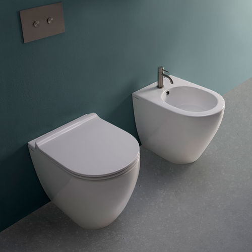 Freistehendes Bidet - LINK 51 - FLAMINIA - Keramik / von Giulio Cappellini / von  Ludovica & Roberto Palomba