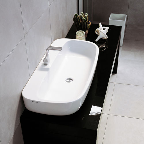 Aufsatzwaschbecken - MONÒ 100 - FLAMINIA - Keramik / Hochglanz / Mattfinish