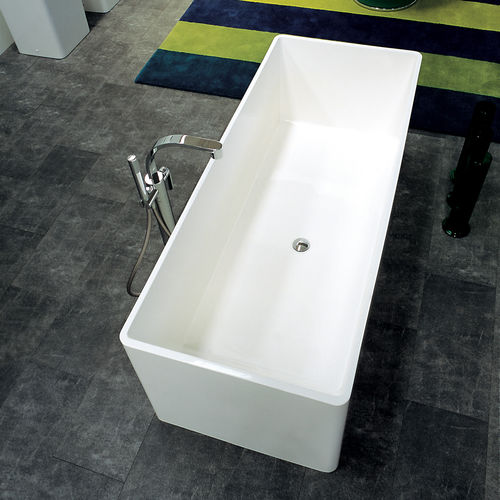 Freistehende Badewanne - WASH 170  - FLAMINIA - für Wohnungen / Pietraluce® / modern