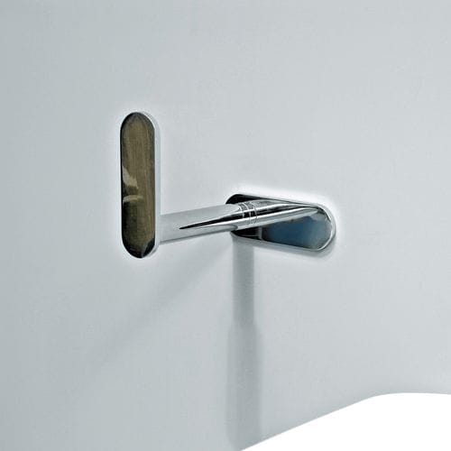 Wandmontierter WC-Rollenhalter - TWO  - FLAMINIA - aus verchromtem Metall / poliert / für Gewerbegebrauch