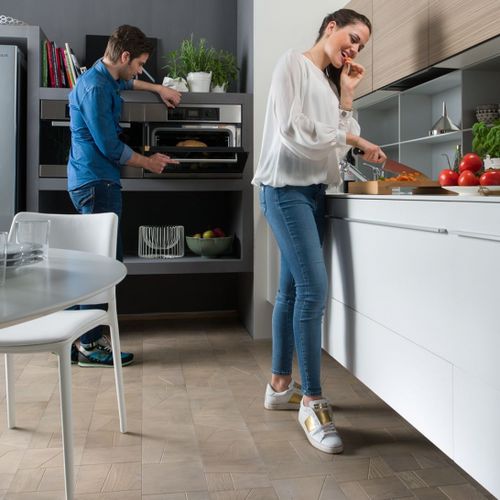 Dekorplatte für Wand - TEOREMA - Mardegan - Verkleidung / Holz / gebürstet