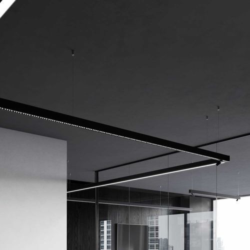 Beleuchtungsprofil für Aufbau - TWOS - Esse-ci - eingebaut / hängend / LED